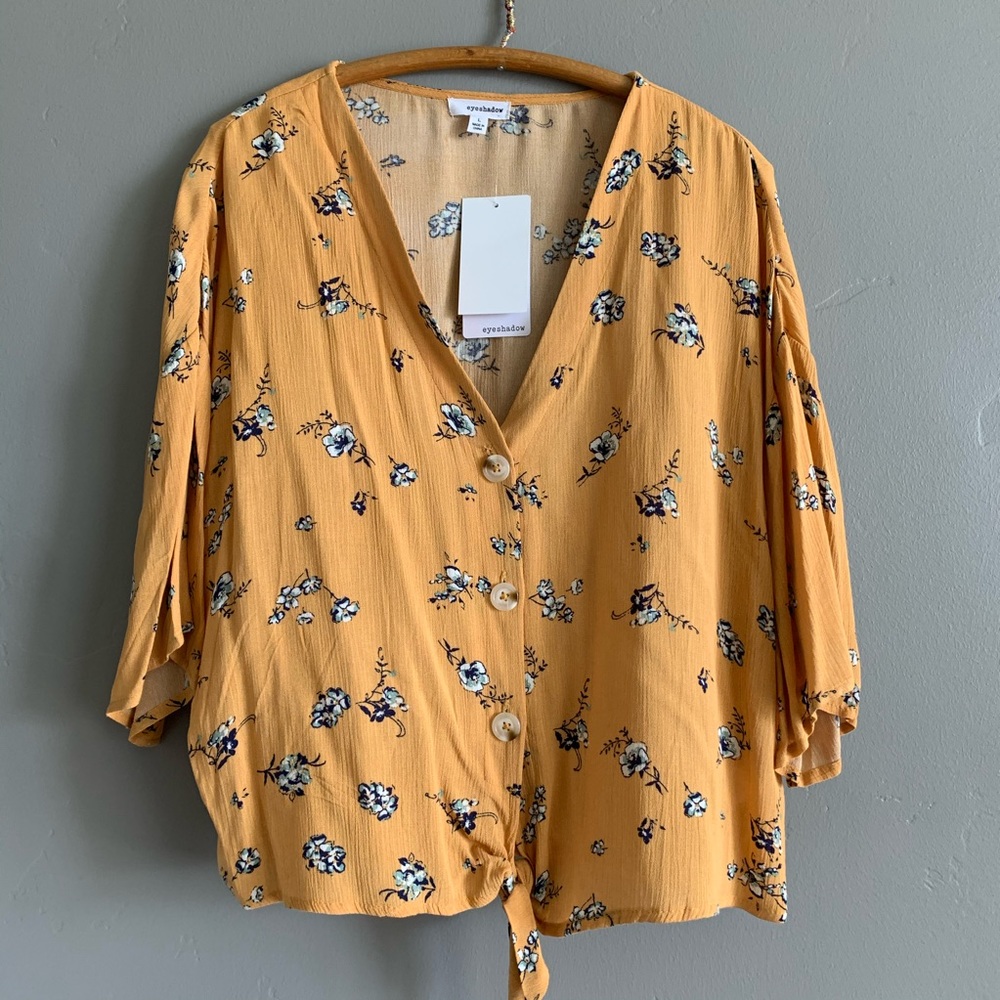 Yella summa semi-crop top!